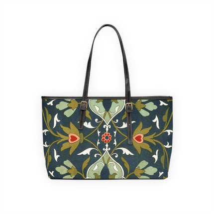 Ornamental Tiles (Pl. 10) from the Afghan Boundary Commission PU Leather Shoulder Bag