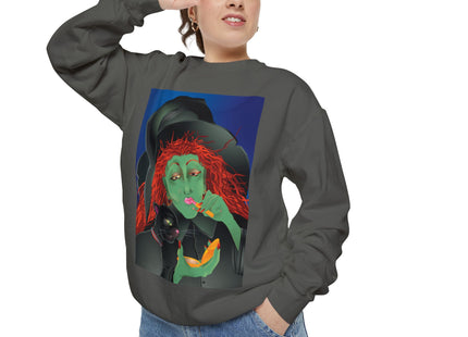 Mirror, Mirror A Witch's Touch Unisex Garment-Dyed Sweatshirt