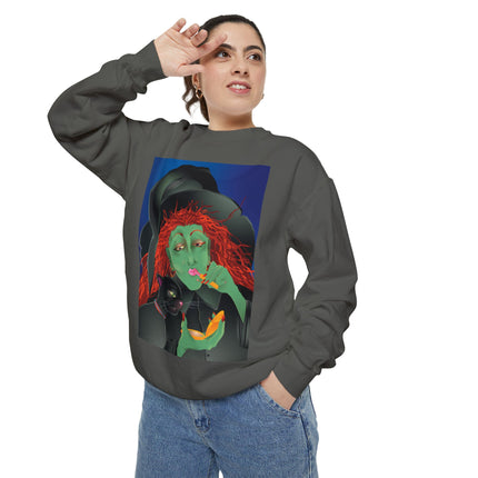 Mirror, Mirror A Witch's Touch Unisex Garment-Dyed Sweatshirt