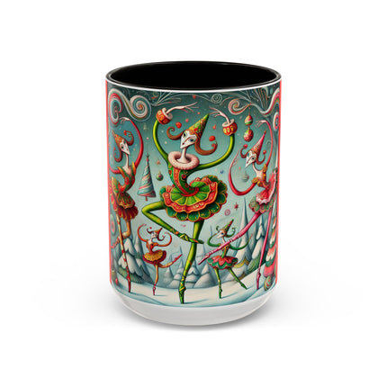 Christmas Ballet of the Absurd Colorful Mugs (11oz, 15oz)