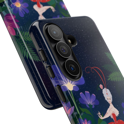 🌺✨ The Lady Of The Starlit Enchanted Garden Phone Case – Art Deco Floral Fantasy