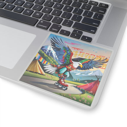 Eagle Skater Kiss-Cut Stickers (4 Sizes)