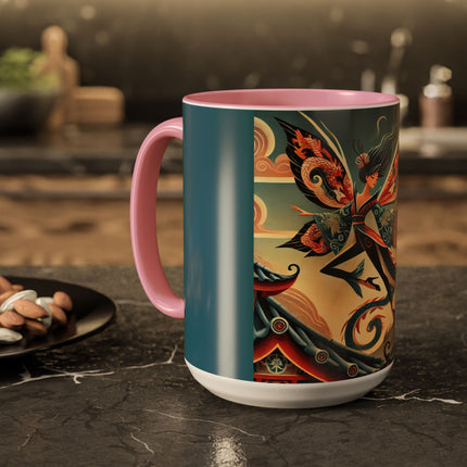 Dragon Fairy of the Temple Colorful Mugs (11oz, 15oz)