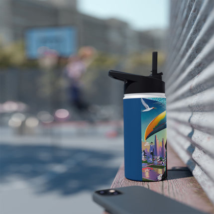 Cyber Toucan Chic Stainless Steel Water Bottle