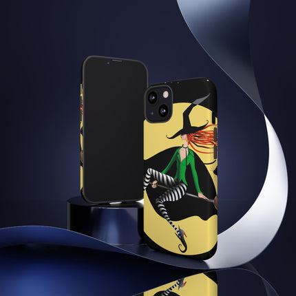 A Witch’s Moonlit Flight Phone Cases