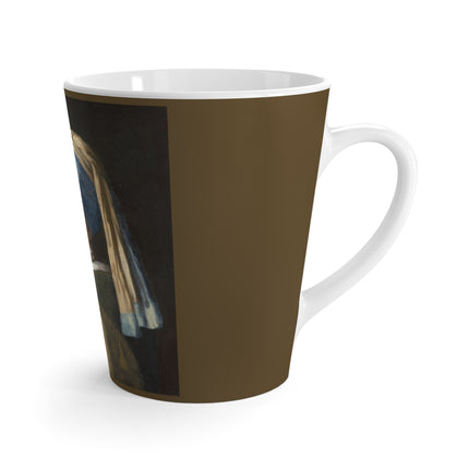 Girl with a Pearl Earring by Johannes Vermeer Latte Mug