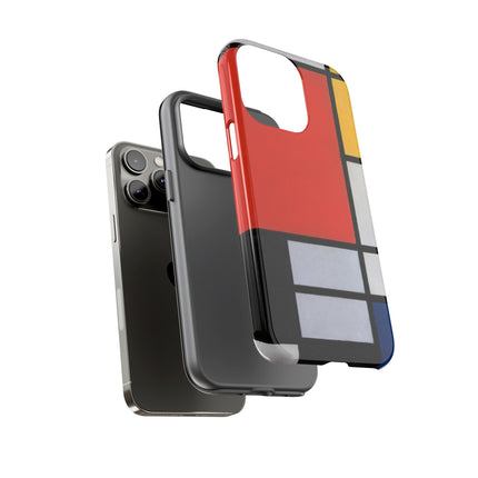 Composition with Red, Yellow, Blue, and Black by Piet Mondrian Phone Cases