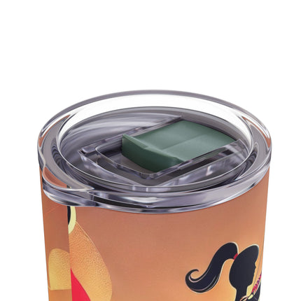 Art Deco Valentine's Romance Skinny Matte Tumbler, 20oz