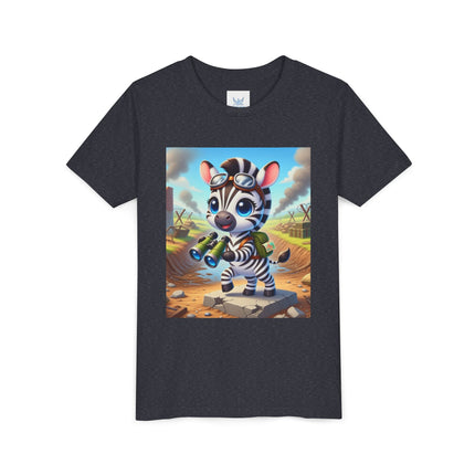 Zebra Lookout Youth Short Sleeve Tee