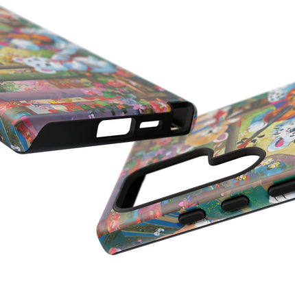 Melodies of the Snow Lion Cub Phone Cases