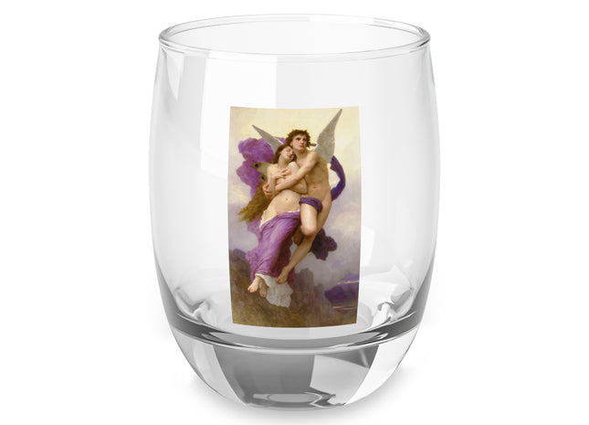 The Abduction of Psyche by William Bouguereau Whiskey Glass