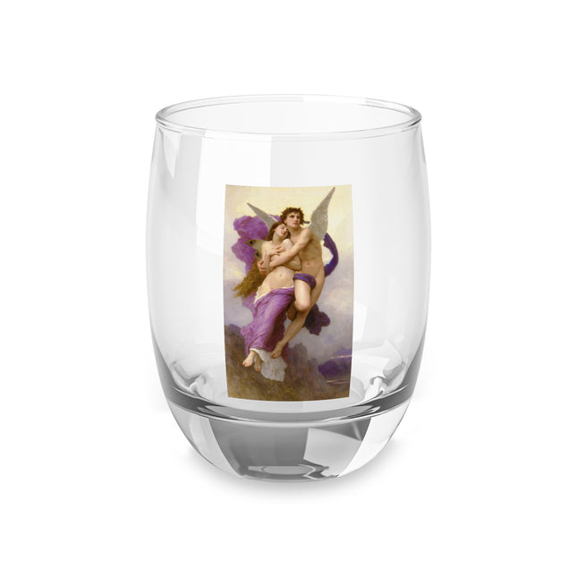 The Abduction of Psyche by William Bouguereau Whiskey Glass