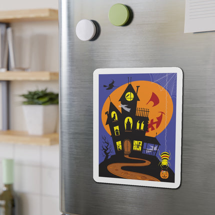 Halloween Night at the Haunted House Die-Cut Magnets (5 Sizes)