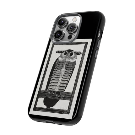 Horned Owl by Samuel Jessurun de Mesquita Phone Cases