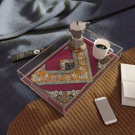 La décoration moderne dans le textile Pl. 12 by Gaston Charlet Acrylic Serving Tray