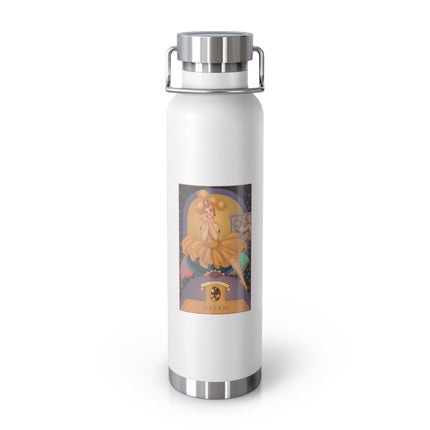November & Topaz (from the Gem Series) by Sofia Chiostri Copper Vacuum Insulated Bottle, 22oz