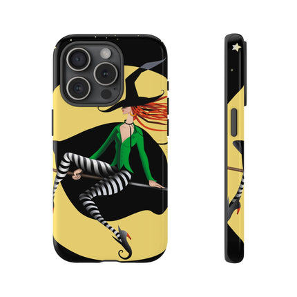 A Witch’s Moonlit Flight Phone Cases