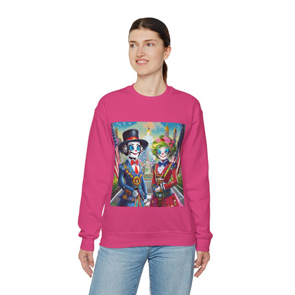 Cyber Punk Warrior Robots Unisex Heavy Blend™ Crewneck Sweatshirt