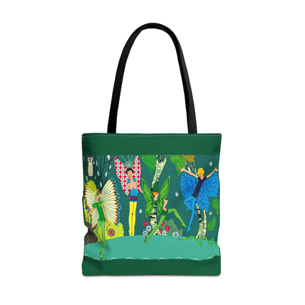 Enchanting Fairies of A Midsummer Night's Dream Tote Bag (AOP)