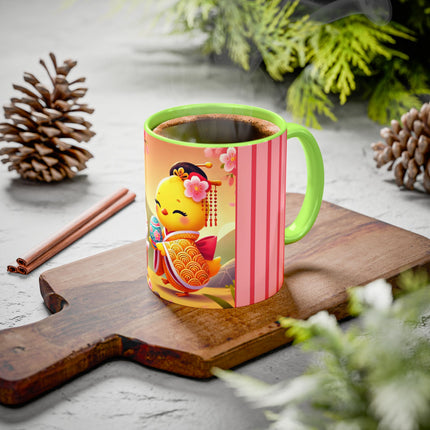 Whimsical Springtime Exchange Colorful Mugs (11oz, 15oz)