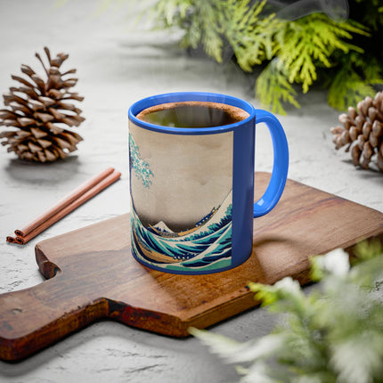 The Great Wave off Kanagawa by Katsushika Hokusai Colorful Mugs (11oz, 15oz)
