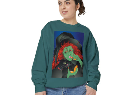 Mirror, Mirror A Witch's Touch Unisex Garment-Dyed Sweatshirt