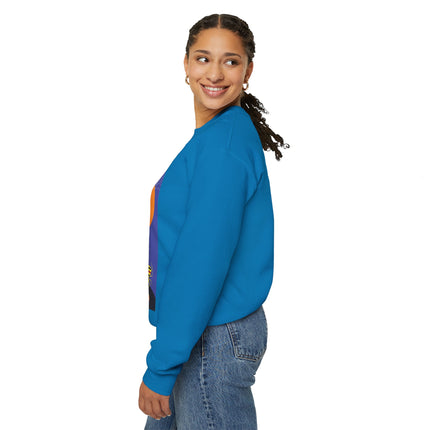 Halloween Night at the Haunted House Unisex Heavy Blend™ Crewneck Sweatshirt