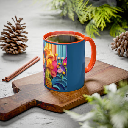 The Graceful Freesia Colorful Mugs (11oz, 15oz)