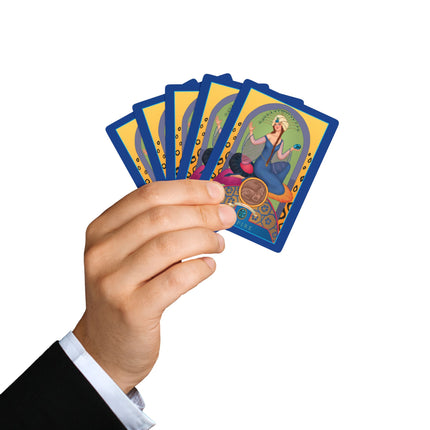 December & Tanzanite (from the Gem Series) by Sofia Chiostri Playing Cards