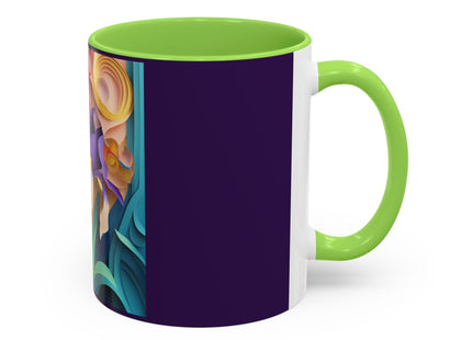 The Elegant Iris Flower Colorful Mugs (11oz, 15oz)