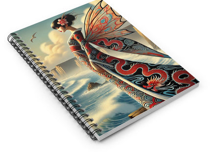 Coastal Fairy Spiral Notebook — Ruled Line