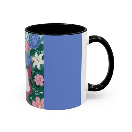 The Ladies Of The Blossoming Vanity Colorful Mugs – Art Deco Floral Elegance