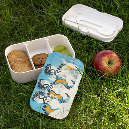 Minoan Ladies In Blue Bento Lunch Box