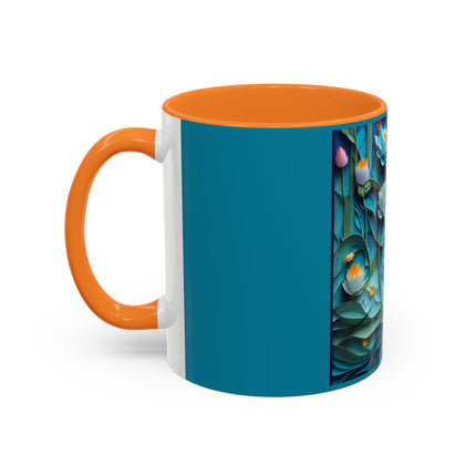Ethereal Moonlit Lake Colorful Mugs (11oz, 15oz)