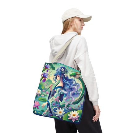 Fairy of the Koi Pond Tote Bag – Mystical Harmony & Pond Enchantment