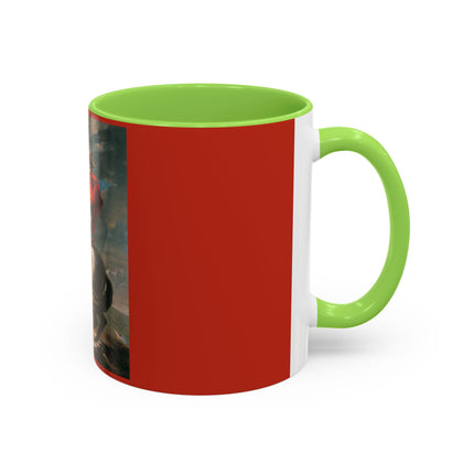 Napoleon Crossing the Alps by Jacques-Louis David Colorful Mugs (11oz, 15oz)