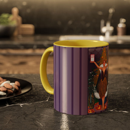 Countdown to Christmas Elegance Colorful Mugs (11oz, 15oz)