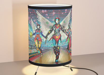 Samurai Robot Angels Tripod Lamp