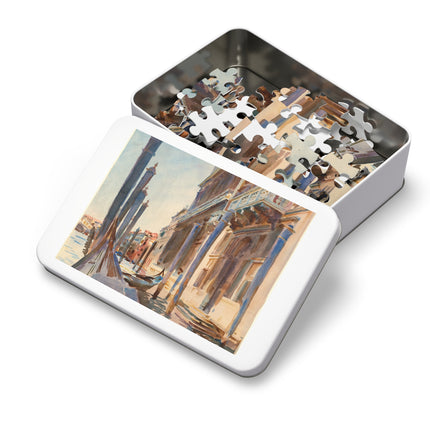 Gondola Moorings on the Grand Canal by John Singer Sargent Puzzle (30, 110, 252, 500-Piece)