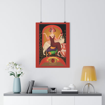 January & Garnet (from the Gem Series) by Sofia Chiostri Giclée Art Print