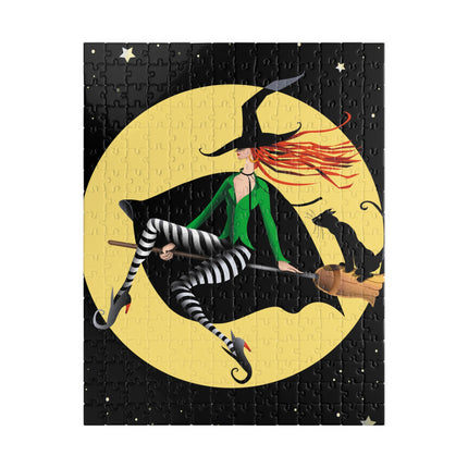 A Witch’s Moonlit Flight Puzzle (110, 252, 520, 1014-piece)