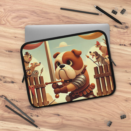 Bulldog Duel Laptop Sleeve
