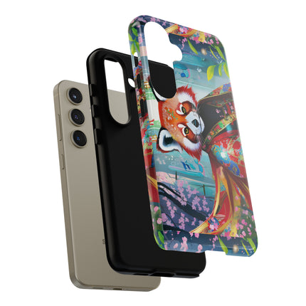 Cybernetic Red Panda Phone Cases