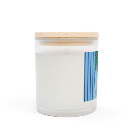 A Fairy’s Delight Frosted Glass Candle, 11oz