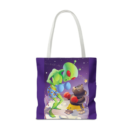 Cosmic Clash Tote Bag (AOP)
