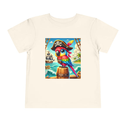 Captain Parrot and the Treasure Seas Toddler Short Sleeve Tee