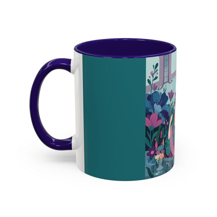 The Ladies Of The Secret Masquerade Colorful Mugs – Art Deco Floral Mystery