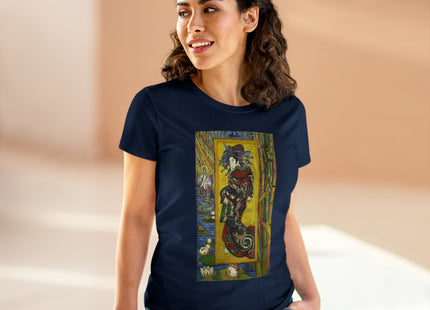 Courtesan (after Eisen) by Vincent van Gogh Women's Midweight Cotton Tee