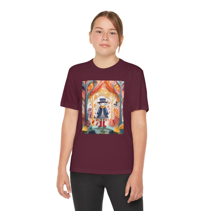 Cat in Boots in the Enchanted Forest Youth Competitor Tee