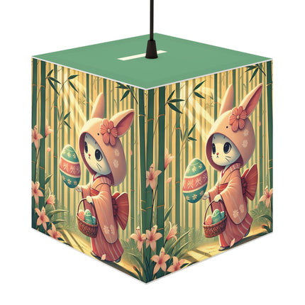 Geisha Kitten’s Easter Light Cube Lamp